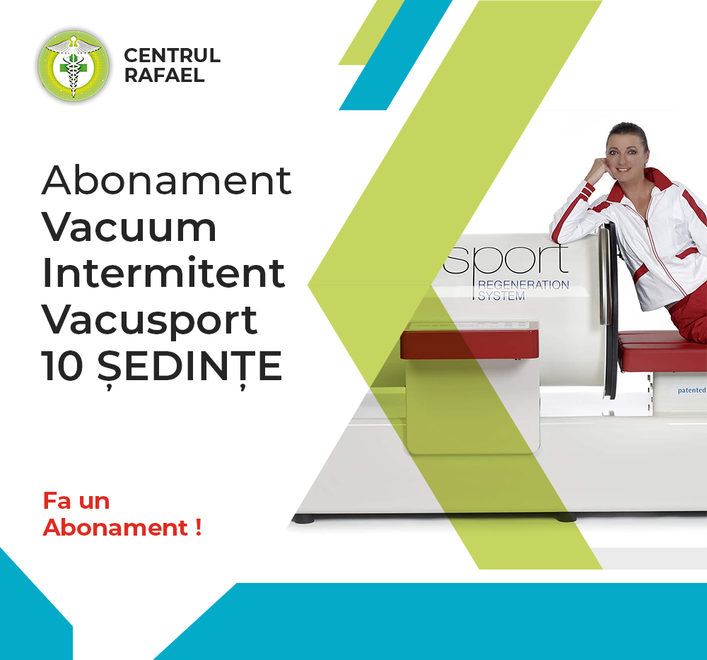 Şedinţă Vacuum Intermitent Vacuum Sport Brasov Centrul Rafael de recuperare medicala